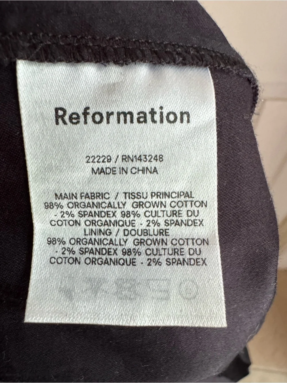 Reformation Liah Mini Dress Size XS - Picture 9 of 9